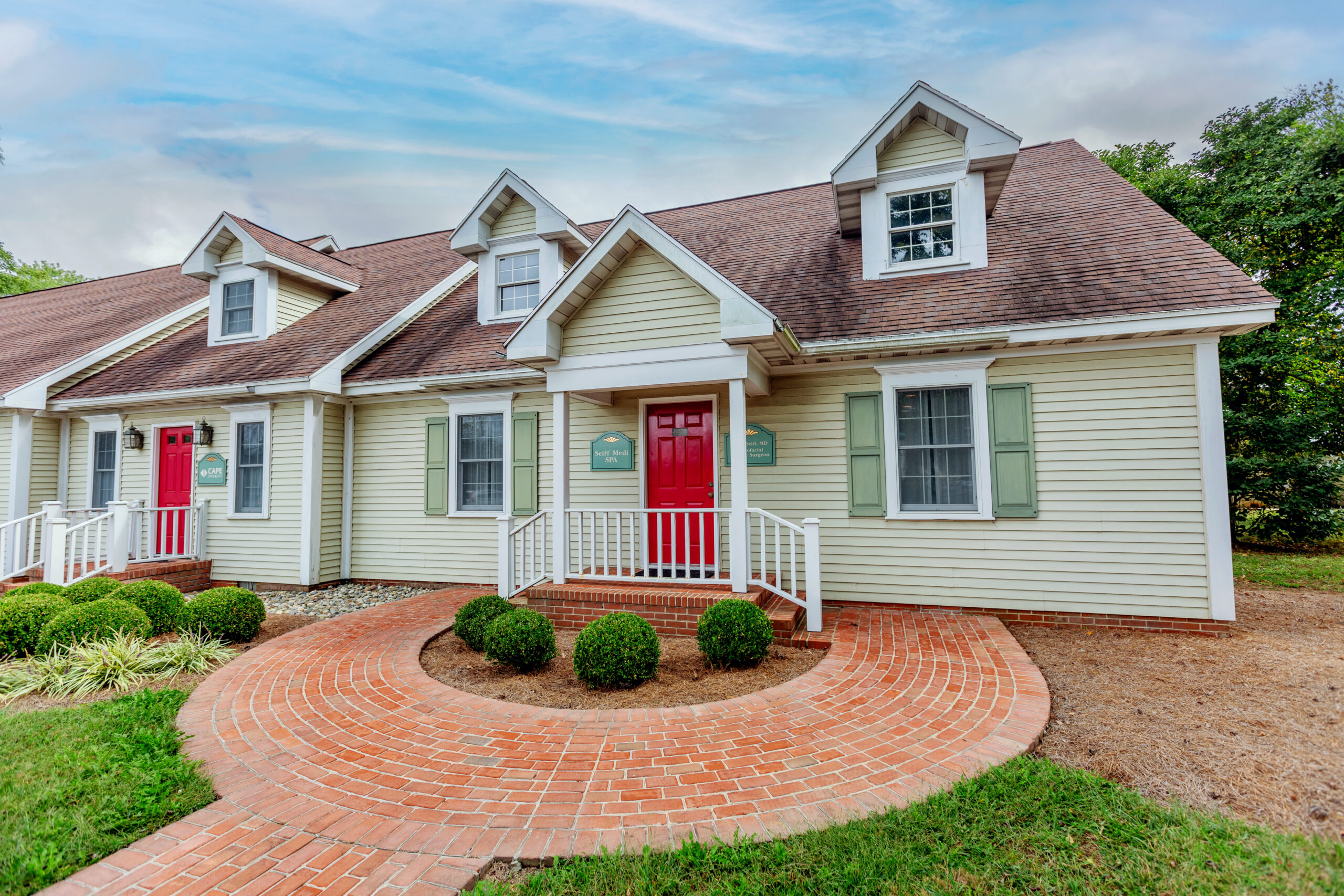 Seiff Center building exterior with signage and entrance visible