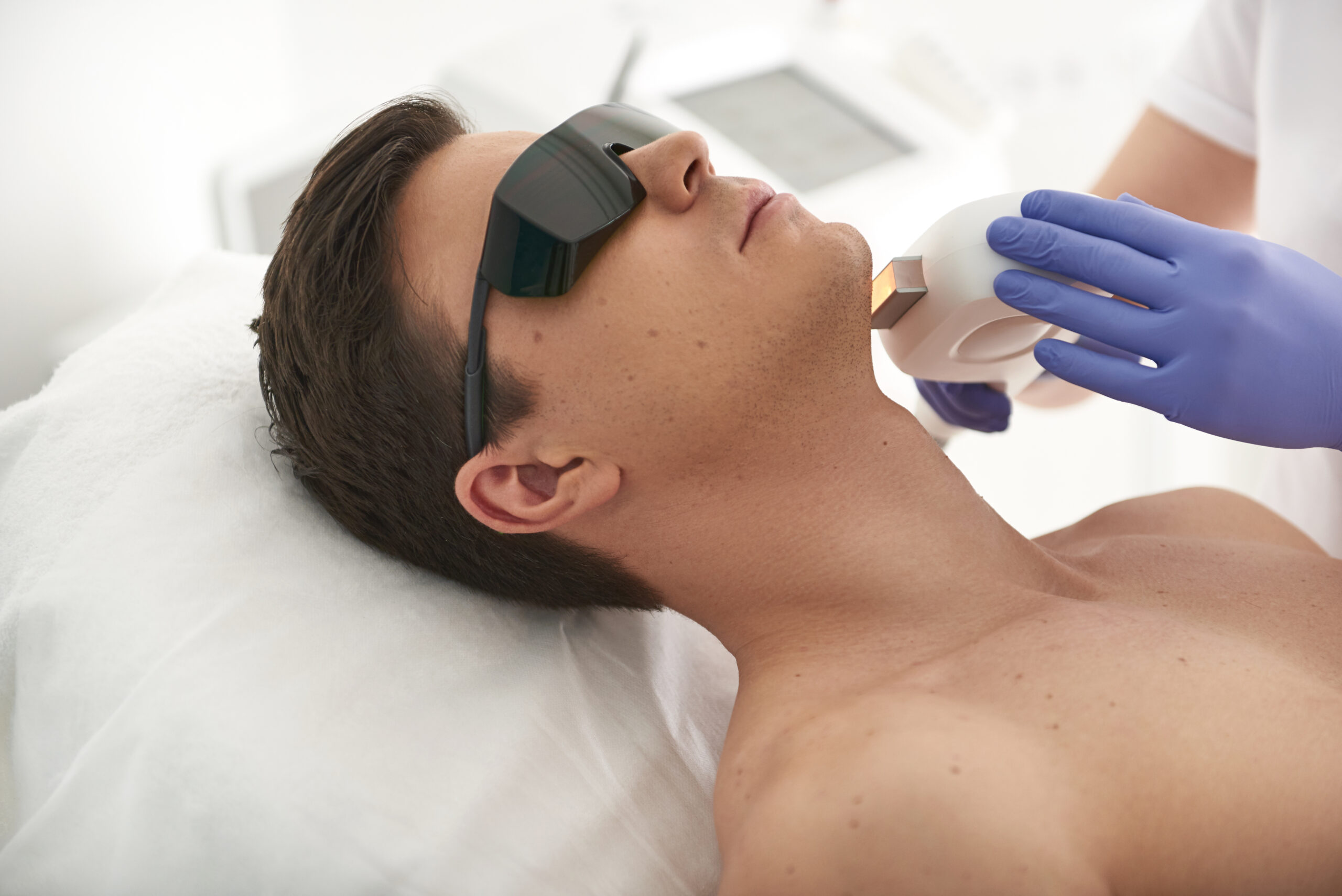 Professional laser hair removal session at Seiff Center for long-lasting results